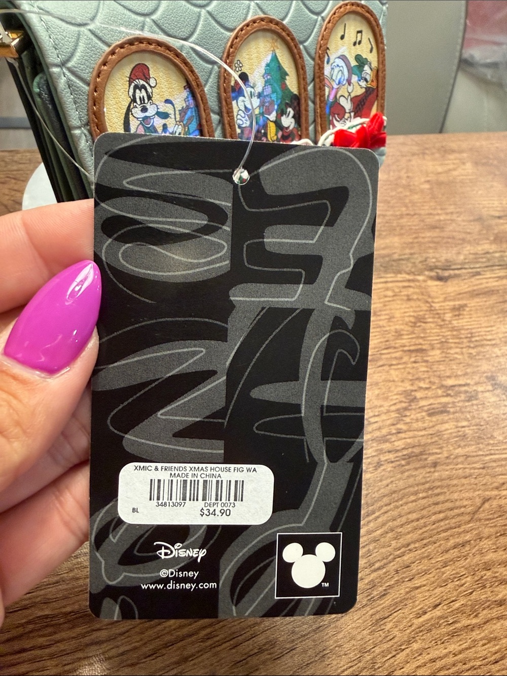 Disney Mickey & Friends Holiday House Wallet - BoxLunch Exclusive (Wallet Only) - Picture 2 of 9